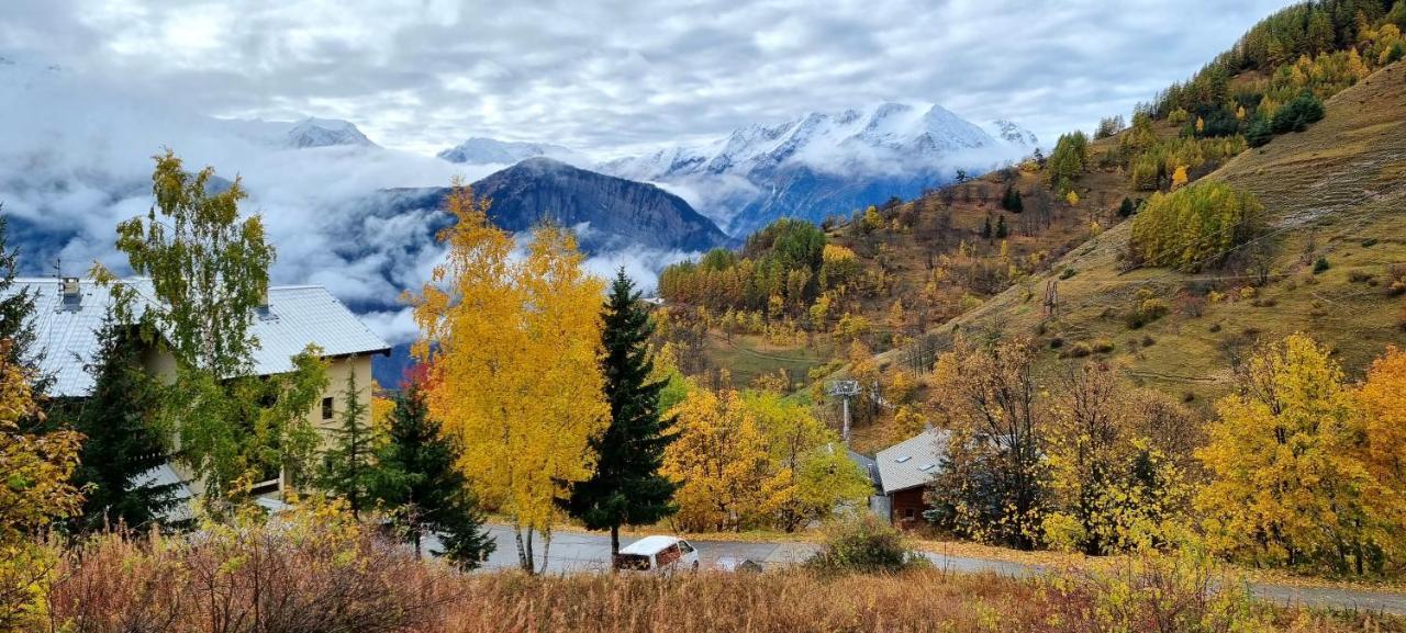 Studio Uissan pour 5 personnes à côté des pistes Huez Exterior foto